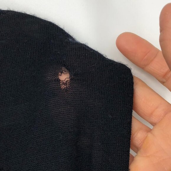 3.1 Phillip Lim Merino & Cashmere Blend Black Sleeveless Tunic size S *flaw* - Picture 13 of 15